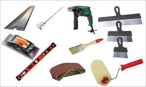 Инструменты для штукатурки и шпаклевки