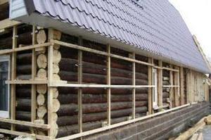 Наружное утепление деревянного дома