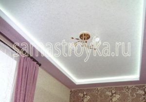 Монтаж светодиодной ленты на потолке своими руками