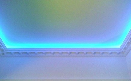 Выбор и установка светодиодной ленты для потолка