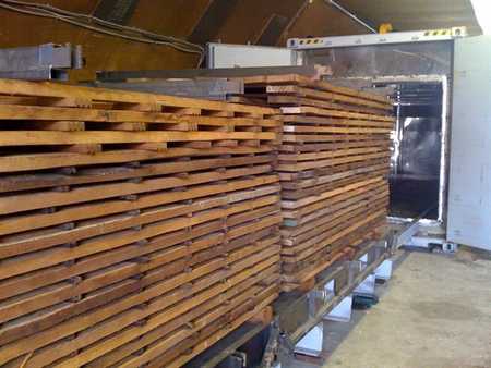 Процесс термообработки древесины