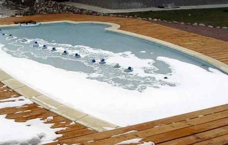 Консервация бассейна на зиму: каркасного, надувного, композитного