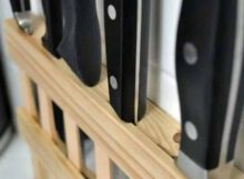 Подставка для ножей на стену из древесины: сделать своими руками
