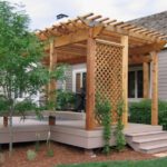 Как выбрать и установить перголу для террасы