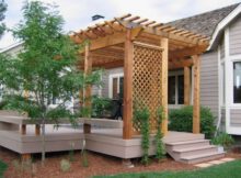 Как выбрать и установить перголу для террасы