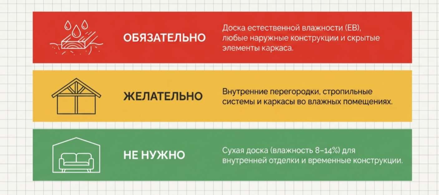Нужно ли обрабатывать доску перед строительством Нужно ли обрабатывать доску перед строительством