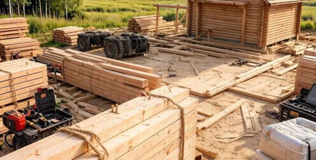 Почему профилированный брус остается лучшим выбором для загородного домостроения